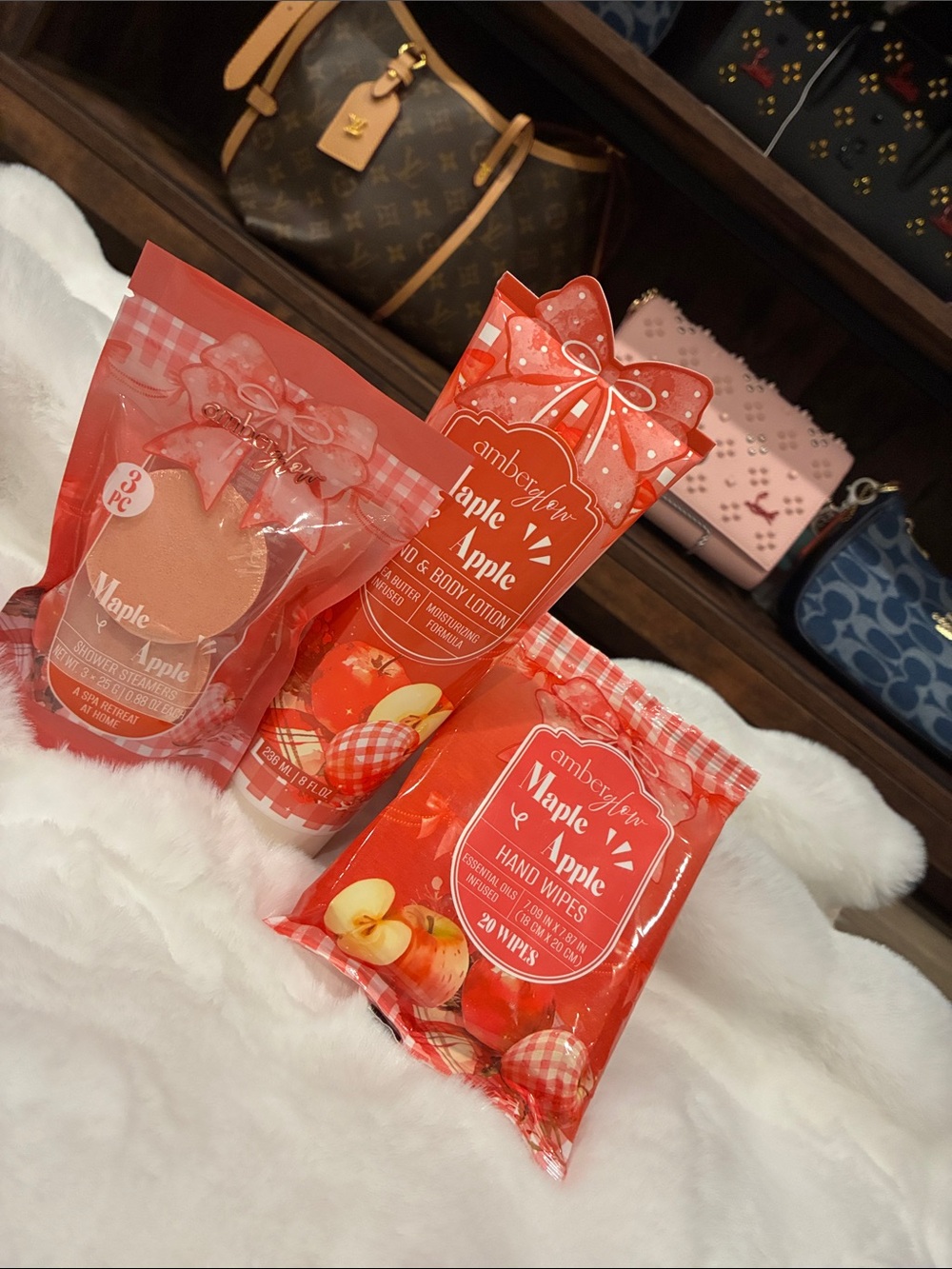 Maple & Apple Hand Care Set — Red